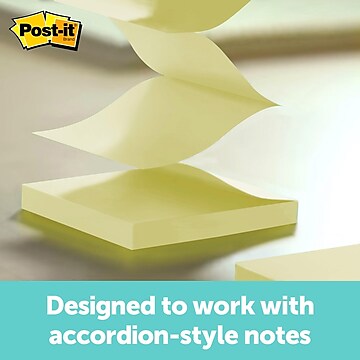 Post-it Pop-up Notes Dispenser, 3" x 3", Black/Clear (DS330-BK)