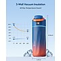 WaterH Boost Stainless Steel Vacuum Insulated Water Bottle, 16 oz., Orange/Blue (B003-MA-16oz-GOB-NA-WH)~#|#~C43B26C3-9FA9-41EA-A361651D88055C91_sc7