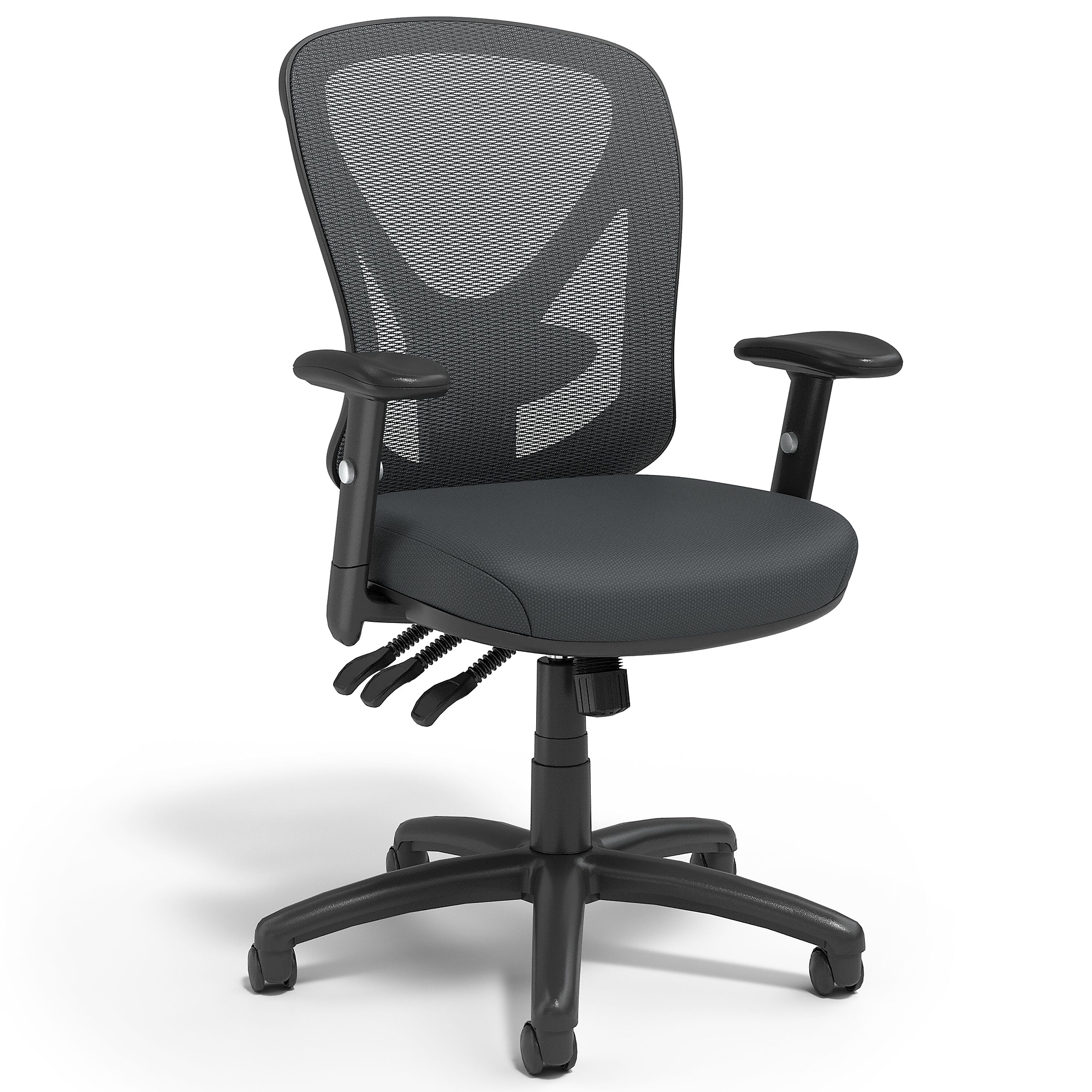 Staples Carder Ergonomic Fabric Swivel Computer and Desk Chair, Black (24115-CC) Sansujyuku sansujyuku.com