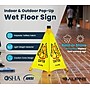 Alpine Industries Wet Floor Caution Cone Sign, 30"H, Yellow, 5/Pack (498-30-5pk)~#|#~C43D7F2C-2C93-43EB-A1107748C07016E8_sc7