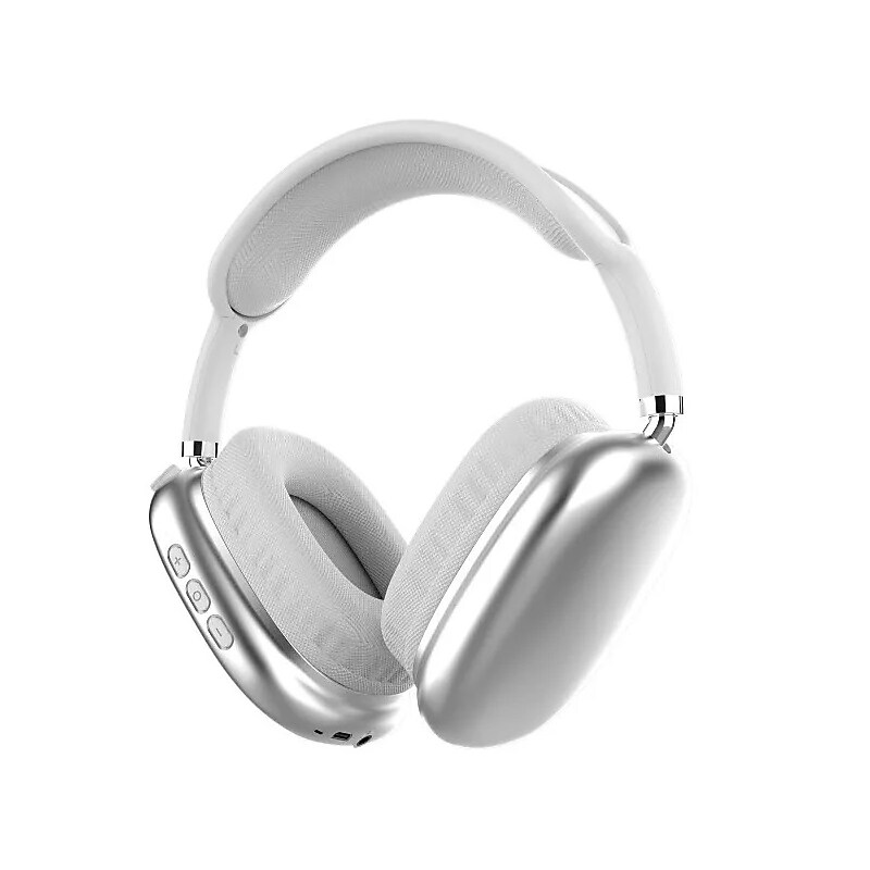 Supersonic IQ-170BT Wireless Active Noise Canceling Over-Ear Headphones, Bluetooth, Silver (IQ-170BT-SLV) image 1
