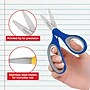 Staples Teacher Pack 5" Kids Pointed Tip Stainless Steel Scissors, Straight Handle, Right & Left Handed, 12/Pack (TR55057)~#|#~C448FEAA-B2D6-4B7A-818EEA45DA91DDA9_sc7