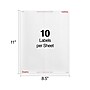 Staples Laser/Inkjet Shipping Labels, 2" x 4", White, 10 Labels/Sheet, 100 Sheets/Pack (ST18060-CC)~#|#~C44F8B90-C270-4E2A-92D17BC65C2FA042_sc7