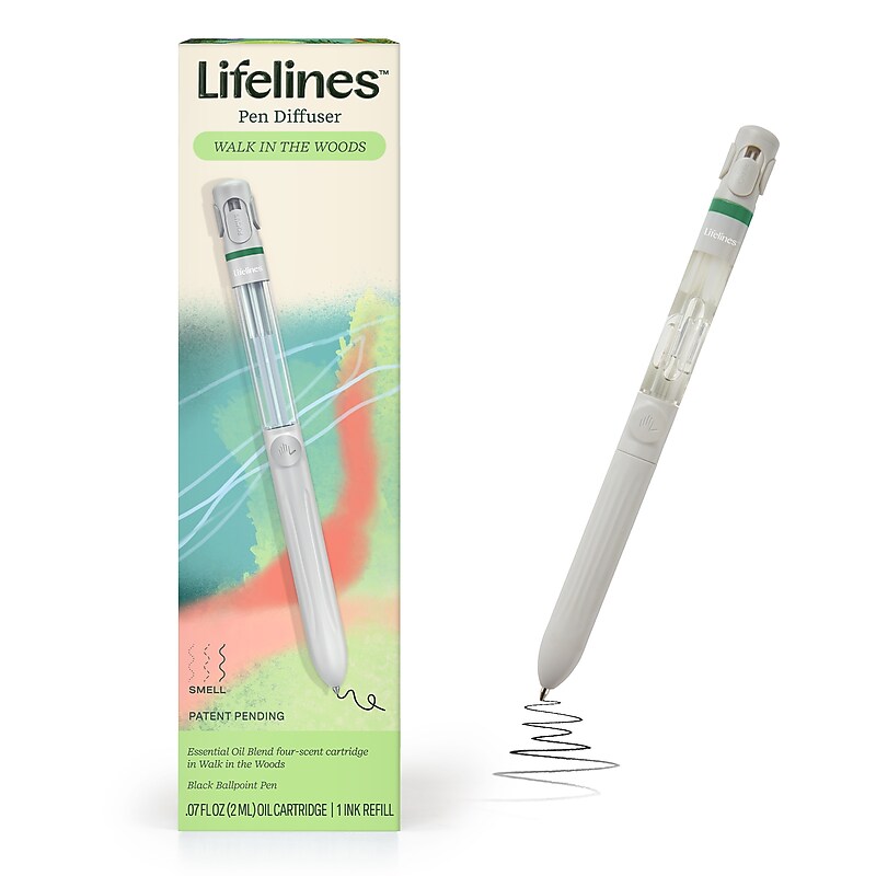 Lifelines Walk In The Woods Essential Oil Blends Pen Diffuser, 0.07 oz. (11-2503) image 1