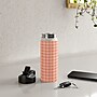 DENY Designs Gingham Rose by Colour Poems Stainless Steel Double Wall Insulated Water Bottle, 18 oz. (75999-WBTL05)~#|#~C44FE6D5-F4A6-48D5-9614F6A6AF670CC5_sc7