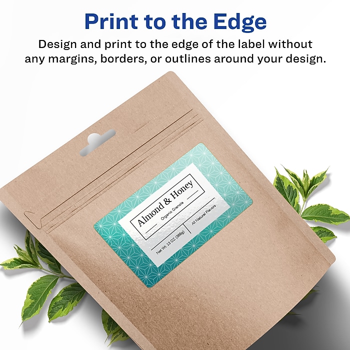 Avery Laser/Inkjet Rectangle Multipurpose Labels, 6