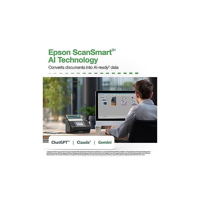 Epson WorkForce ES-590W Wireless Desktop Color Duplex Document