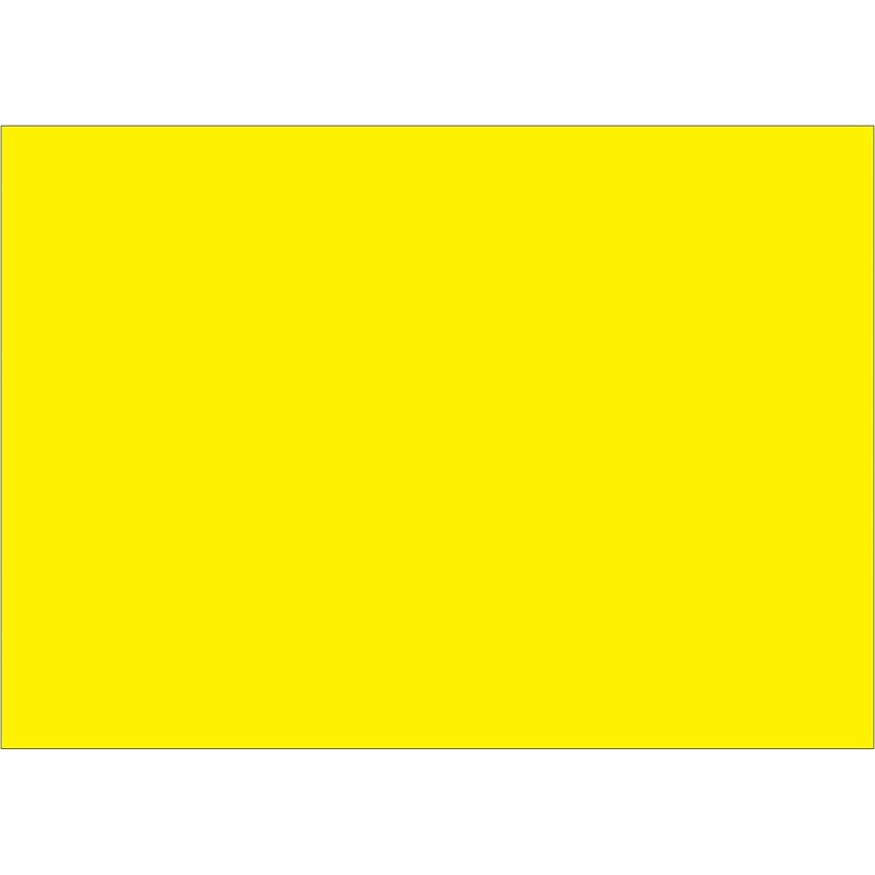 Tape Logic Rectangle Inventory Label, 5" x 7", Fluorescent Yellow, 500/Roll (DL639L) image 1