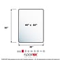 Floortex Ultimat Cleartex Carpet Chair Mat, 48" x 60", Designed for Medium-Pile Carpet, Clear Polycarbonate (1115223ER)~#|#~C45866AB-C331-4693-B0E491E3EB739885_sc7