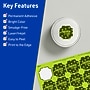 Avery Decorative Edge Multipurpose Labels, 1-5/8" x 1-5/8", Bright Green, 400/Pack (94110)~#|#~C45BB3D5-7303-43C3-87498C62CDF3E67E_sc7