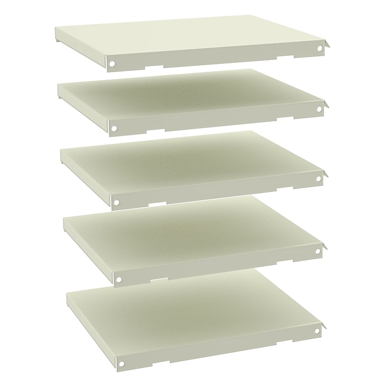 Tennsco Extra Tray for Legal Size Literature Sorter, Putty, 6/8"H x 9 1/4"W x 14 1/8"D, 5/Ct image 1