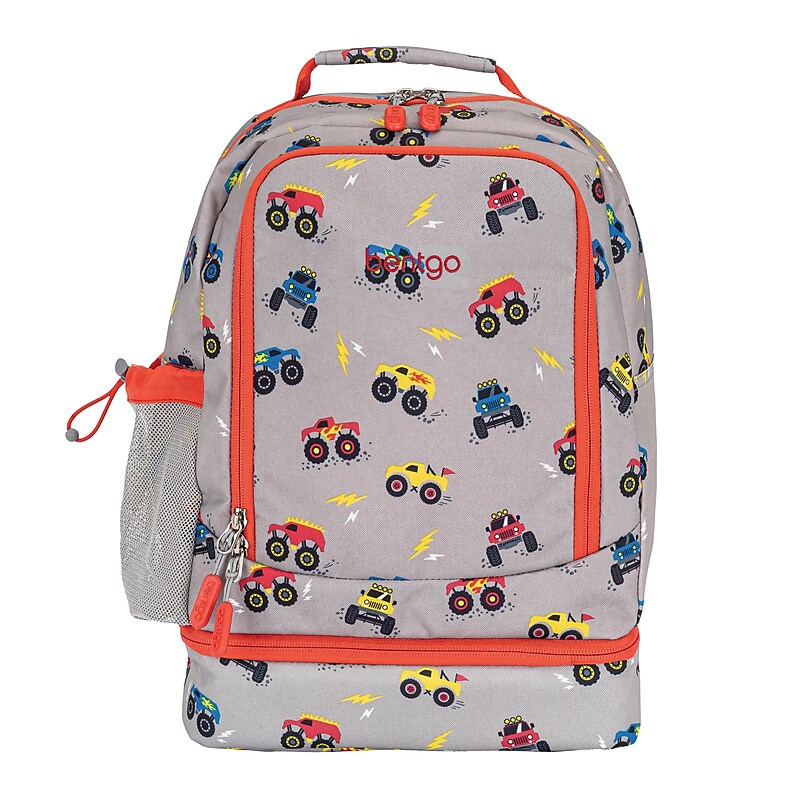 bentgo 2-in-1 Kids Trucks Laptop Backpack, Large (BGBKPAK-TKS) image 1
