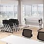 Bush Business Furniture Envision 60"W Foldable Training Room Table with 2 Chairs, White (NVS003WH)~#|#~C4616B4A-70A2-4964-98FE4C25A75ECC6F_sc7
