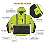 GloWear 8275 Heavy-Duty High-Visibility Workwear Jacket, 4XL, Lime/Black (23978)~#|#~C465499E-7AF3-4D95-B347D646D169DC71_sc7