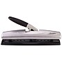 Swingline LightTouch Desktop Adjustable Hole Punch, 12 Sheet Capacity, Black/Silver (74026)~#|#~C465FA1C-0F1C-4EB8-A3C3B3CBE508DC1D_sc7