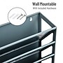 Mind Reader 5-Compartment Mountable Plastic Vertical File Storage, Gray  (WALLANCH-GRY)~#|#~C4666EAA-7745-4D39-A6135B75CCD84BC3_sc7