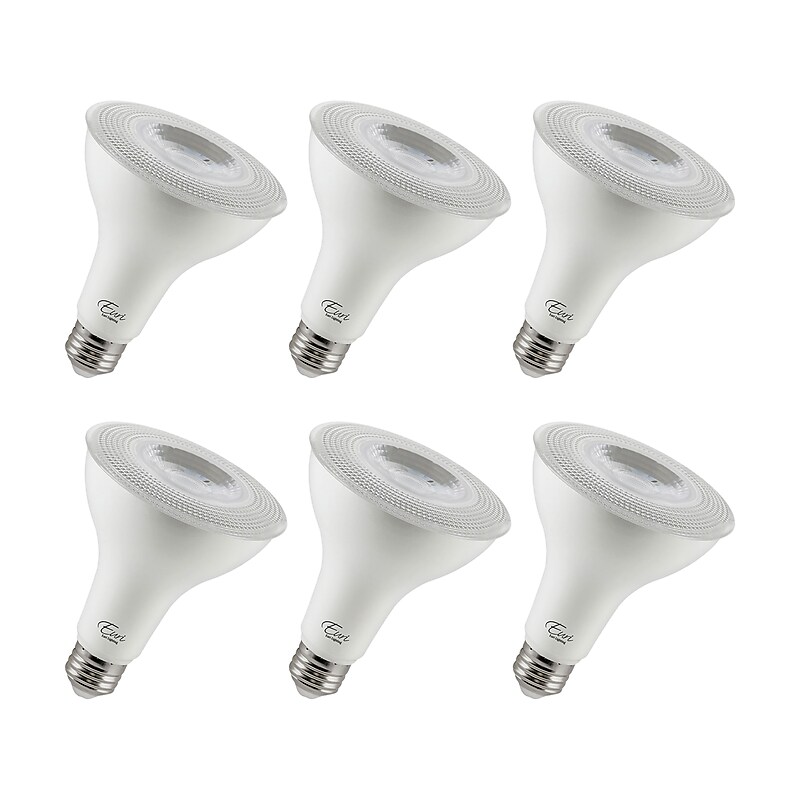 Viribright 10-Watts Soft White LED Floodlight Bulb, 6/Box (450153-ES) image 1