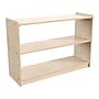 Flash Furniture Bright Beginnings 2-Section Open Storage Unit, 24.5"H x 47.25"W x 11.75"D, Brown (MK-ME088030-GG)~#|#~C4715198-0D83-4590-98604D58CA43461E_sc7
