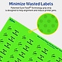 Avery Rectangle Multipurpose Labels, 2/3" x 1-3/4", Neon Green, 440/Pack (94209)~#|#~C471D2C2-4292-49C2-A59DF6BAAAA1F2D9_sc7