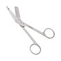 Medline 5.5" Stainless Steel Lister Bandage Medical Scissors, Pointed/Blunt Tip, Silver, 12/Box (MDS10478)~#|#~C478020B-011E-4E9F-AC1352EC0207054C_sc7