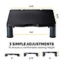 Fellowes Standard Adjustable Monitor Riser, Up to 60 lbs., Graphite (9169301)~#|#~C4790377-1B37-4132-A68E78C305FBF463_sc7