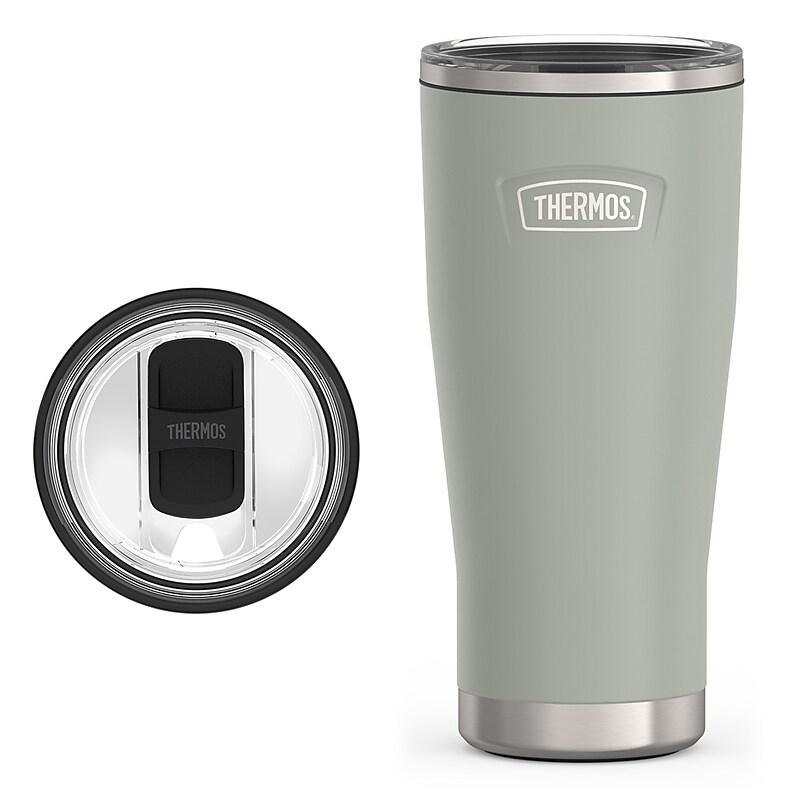 Thermos Icon Stainless Steel Vacuum Insulated Tumbler, 24 oz., River Rock (EAIS1124RR4) image 1