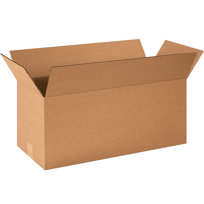 24" x 10" x 10" Shipping Boxes, 32 ECT, Brown, 25/Bundle (241010) image 1