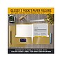 Better Office Glossy 2-Pocket Portfolio Folder, Metallic Gold, 25/Pack (80192-25PK)~#|#~C48B9838-B3A8-4532-B01BE9395857F365_sc7