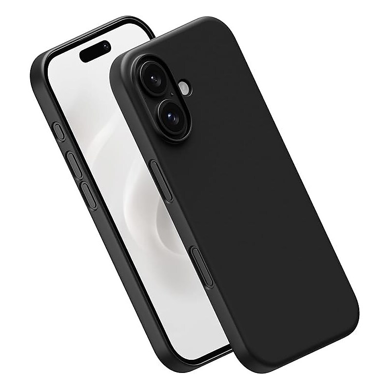 PEEL Magnetic Thin Series MagSafe Phone Case for iPhone 16 Case, Black (I16_STD_MAG_BLK) image 1