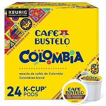 Eight O'Clock Colombian Coffee Keurig K-Cup Pods, Medium Roast, 24/Box  (6407) | Staples