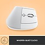 Logitech Lift for Business Wireless Ergonomic Vertical Optical Bluetooth & USB Mouse, Off-White (910-006469)~#|#~C498315C-5B2B-41F4-BBA048CD6DE3E926_sc7