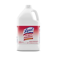 J-512 No-Rinse Disinfectant & Sanitizer, Unscented, 1 gal., 4