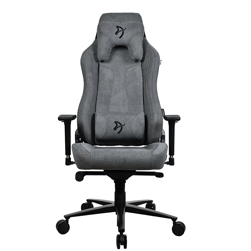 Arozzi Vernazza SoftFabric Ergonomic Racing Gaming Chair, Ash (VERNAZZA-SFB-ASH) image 1