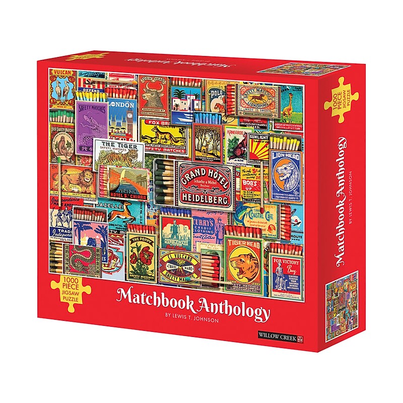 Willow Creek Matchbook Anthology 1000-Piece Jigsaw Puzzle (49342) image 1