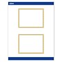 Avery Pre-Printed Gold Beads Design Matte Blank Card, White, 20/Pack (S00-DJC)~#|#~C4A46CFC-735A-424E-AEF3DB7ACD647BF0_sc7
