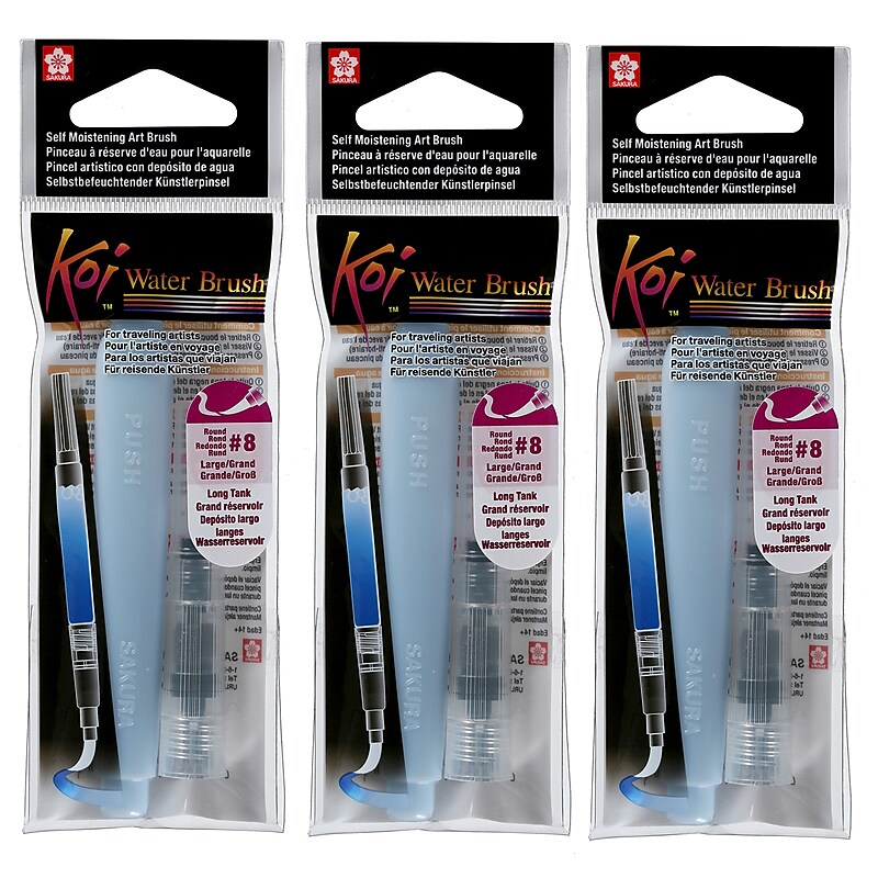 Sakura Koi, Brush, Clear Ink, 3/Bundle (SAK39123-3) image 1