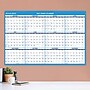 2027 AT-A-GLANCE 48" x 32" Yearly Wet-Erase Wall Calendar, Reversible, White/Blue (PM300-28-27)~#|#~C4A7ADB9-D8EC-4075-83F5F8A5595883BD_sc7