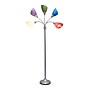 Simple Designs Medusa 67" Silver Floor Lamp with Cone Shades, Multicolored (LF2006-SDM)~#|#~C4B22AAA-DCD3-4CDB-9295C5DBAF572109_sc7