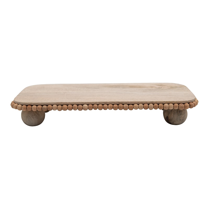 Storied Home Wood Pedestal Stand (DF5099) image 1
