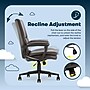 Serta Comfort Modern Ergonomic Bonded Leather Swivel Executive Chair, Brown (CHR10132B)~#|#~C4B46B14-1B2F-4903-9EF3E9C056C6DFBF_sc7