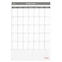 Staples 24" x 36" Monthly Dry-Erase Undated Wall Calendar, Reversible, White/Gray (ST60365-25)~#|#~C4B5E323-E3C2-4405-B997AAD27D8F7C38_sc7