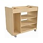 Flash Furniture Bright Beginnings Mobile 8-Section Storage Cart, 31.5"H x 33"W x 23"D, Natural Birch Plywood (MK-ME14504-GG)~#|#~C4B7A9BD-24DD-4F75-BF5E2B0E0477A98F_sc7