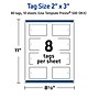 Avery  3" Blank Price & Merchandise Tags, White, 80/Carton (S00-DKX-PRMWT10)~#|#~C4B8663E-8637-4340-9304B95F8990B893_sc7
