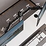 FlexiSpot Adjustable Dual Monitor Arm Mount for Sit-Stand Riser, Up To 30" Monitor, Black (D1D-E)~#|#~C4B88488-9099-4F1D-A13C76C60D327C8F_sc7