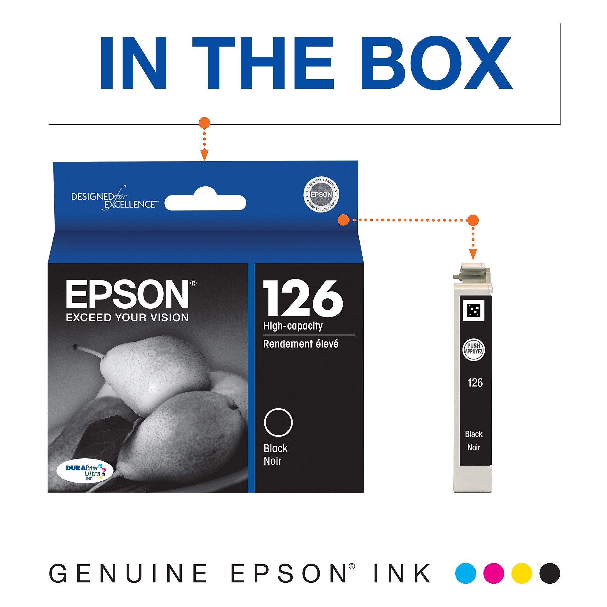 Epson T126 Black High Yield Ink Cartridge   (T126120-S) Sansujyuku sansujyuku.com