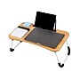 Mind Reader 13.75" x 23.5" MDF/Metal Lap Desk/Laptop Stand With Folding Legs, Beige (LBSTUDY-BEI)~#|#~C4BE4190-ADD5-49B4-A5ADD1D3E6D95755_sc7
