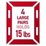 Command Large Hanging Strips, 15 lb., Black, 4/Pack (17206BLK-ES)~#|#~C4BEFFAC-3092-4F27-AB2A79CF53032AF8_sc7