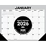 2026 Willow Creek Pinstripe 22" x 17" Monthly Desk Pad Calendar, Gray (57261)~#|#~C4BFDF1B-4070-42D6-981F690AA264E2BA_sc7