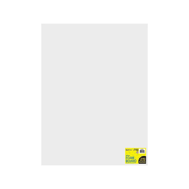 Royal Brites Foam Board, 15" x 20", White (26984) image 1