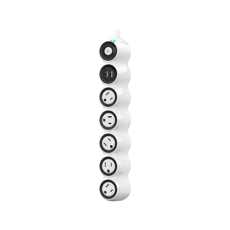 360 Electrical PowerCurve2.4 Five Outlets plus USB Surge Protector, 6 Ft. Cord, 1080 Joules (360571-5CA4ES-C1) image 1